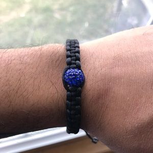 10mm royal blue shamballa adjustable bracelet beau